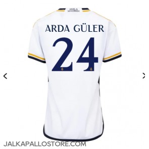Real Madrid Arda Guler #24 Kotipaita Naisten 2023-24 Lyhythihainen